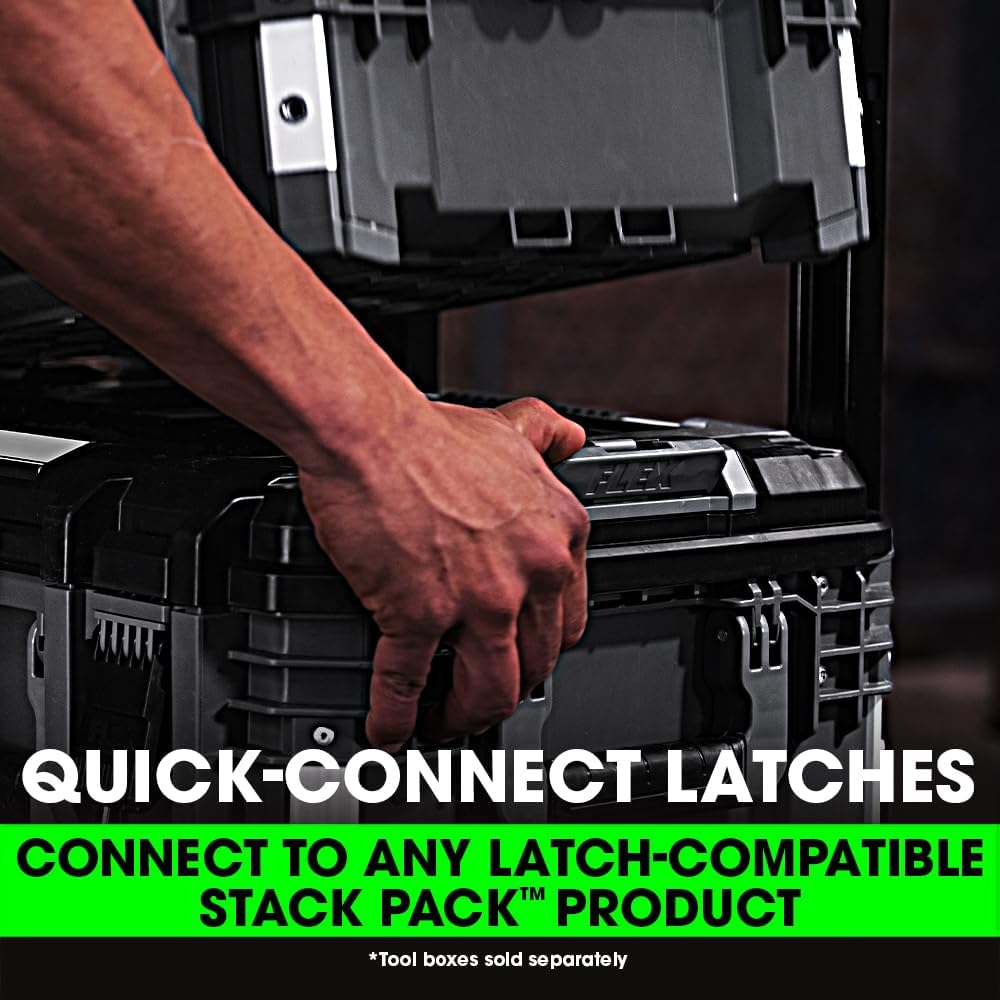 Flex Tools STACK PACK 2-Drawer Tool Box FS1106