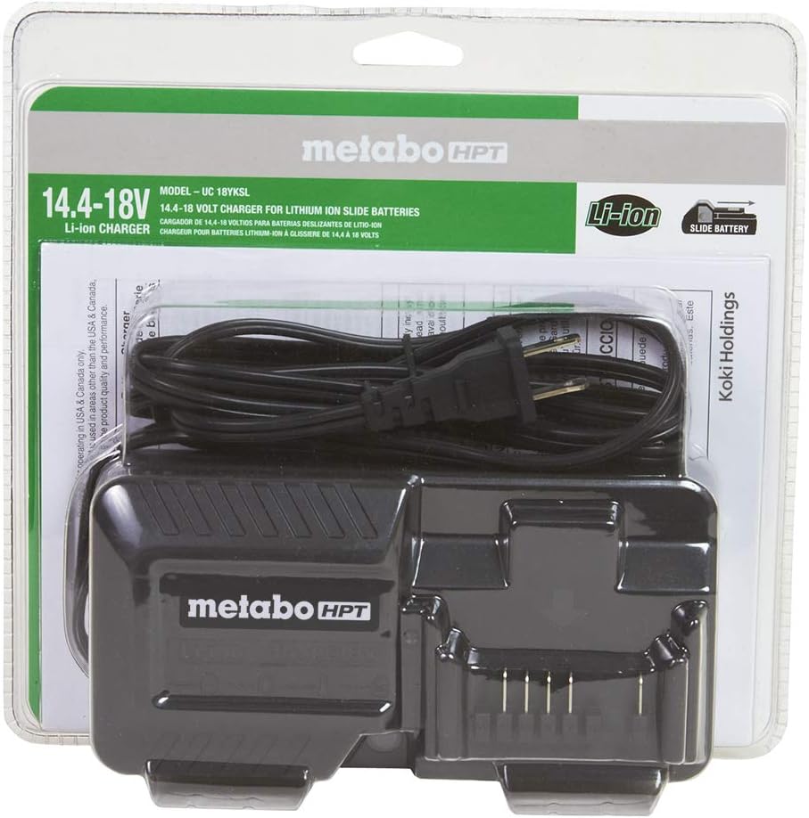 Metabo 18V/36V Li-ion Slide Battery Charger UC18YKSLQ1YM