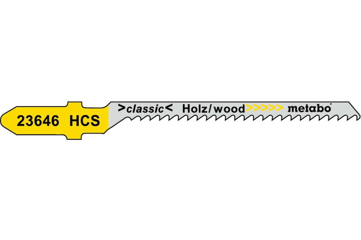 Metabo JIGSAW BLADE, WOOD, CLASSIC, 51/ 2.0 MM - 5/pk 623646000