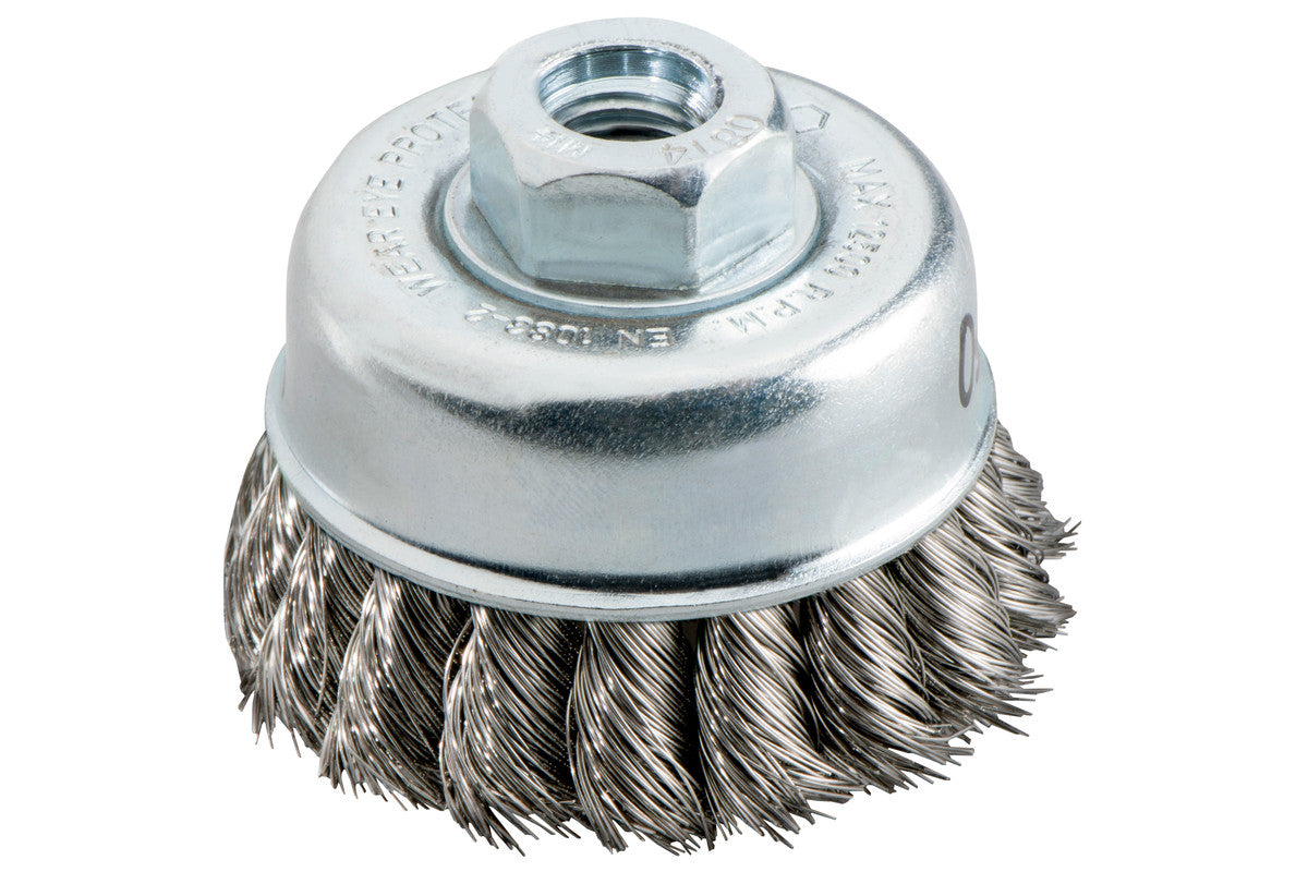 Metabo Steel, Knotted, CUP BRUSH 65 x 0.5mm/ 5/8 623804000