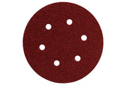 Metabo Hook and Loop Sanding Sheets 6in Dia 80 Grit - 5/PK 624003000