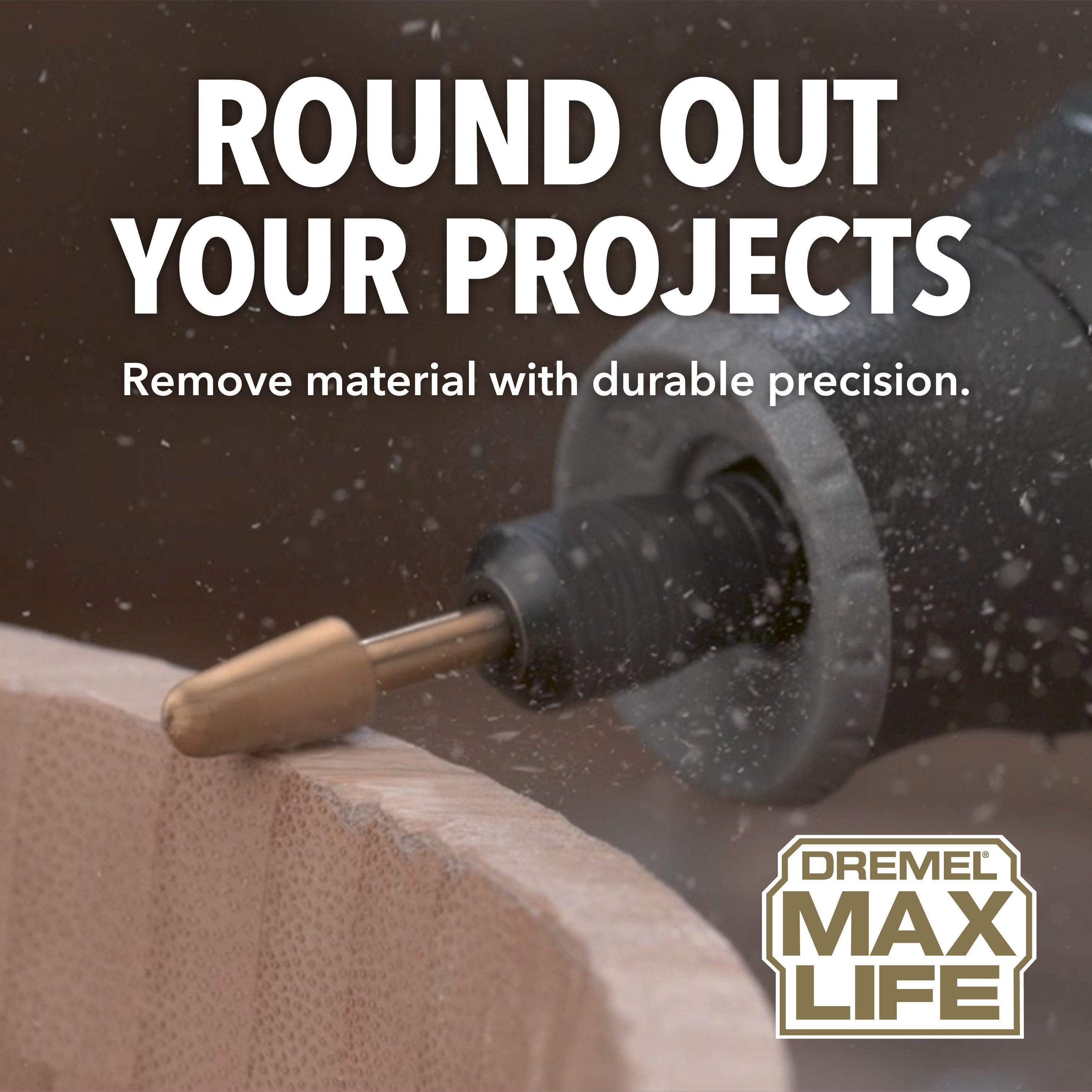 Dremel 1/4 in. Max Life High Performance Rotary Carving Bit, 2-Pack 117HP