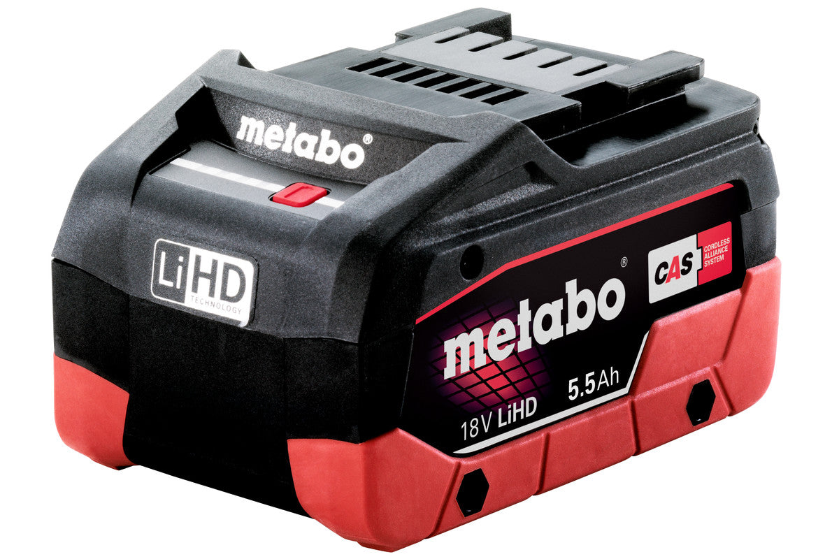 Metabo 18V 5.5 Ah LiHD Battery and Charger ASC 55 625368000627046000