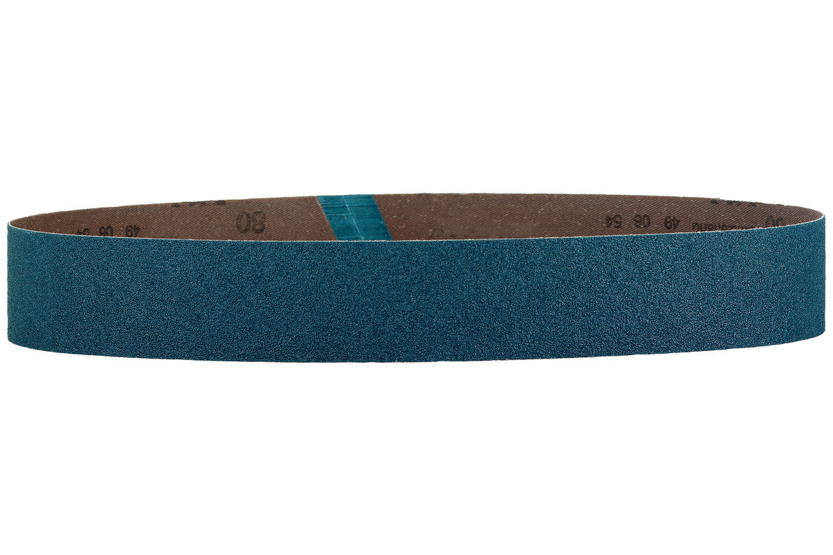 Metabo Sanding Belts, 1-3/16 X 21-1/4in, P80 Grit, ZK, RB 10pk 626285000