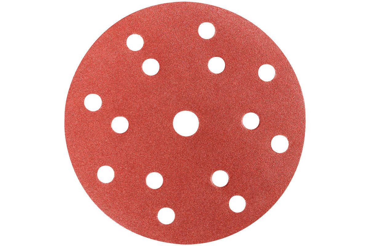 Metabo 50 Hook and Loop Sanding sheets 6in P80, Multihole 626676000