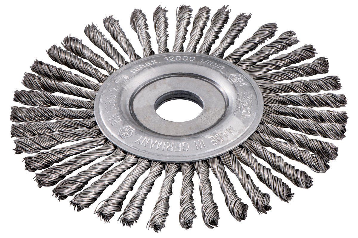 Metabo ROUND BRUSH 125 X 0.5X6 /22, 23mm / steel/knotted 626815000