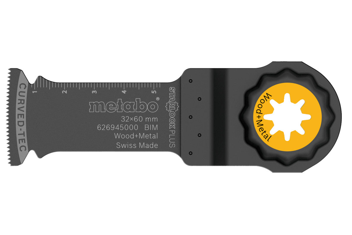 Metabo Starlock Plus, WOOD / METAL, BIM, 32 X 60 MM, PLUNGE SAW BLADE 626945000