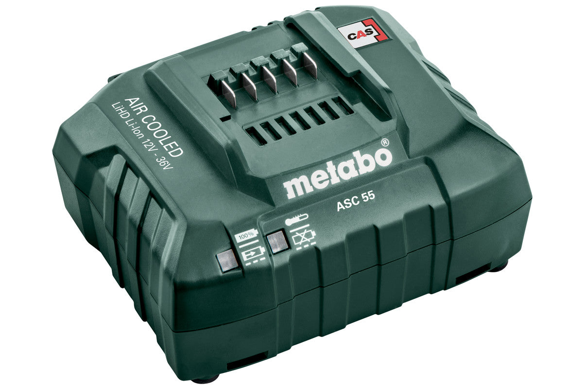 Metabo 18V 4.0 Ah LiHD Compact Battery and Charger ASC 55 625367000627046000