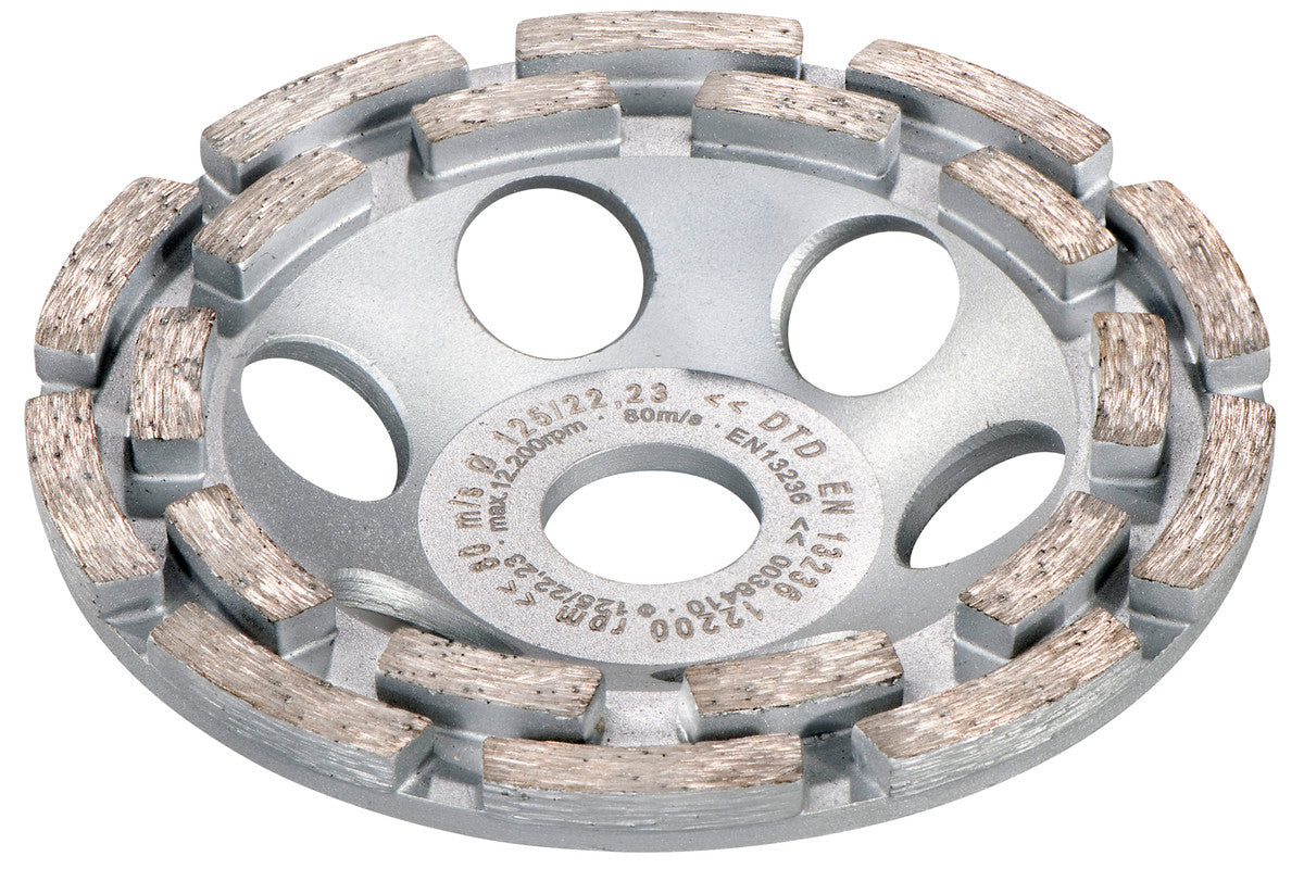 Metabo Row Diamond Cup Wheel 5in 628209000