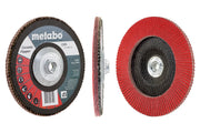 Metabo 7in CERAMIC FLAPPER 60 Grit 5/8-11 T29 FIBERGLASS - 5 Pack 629435000