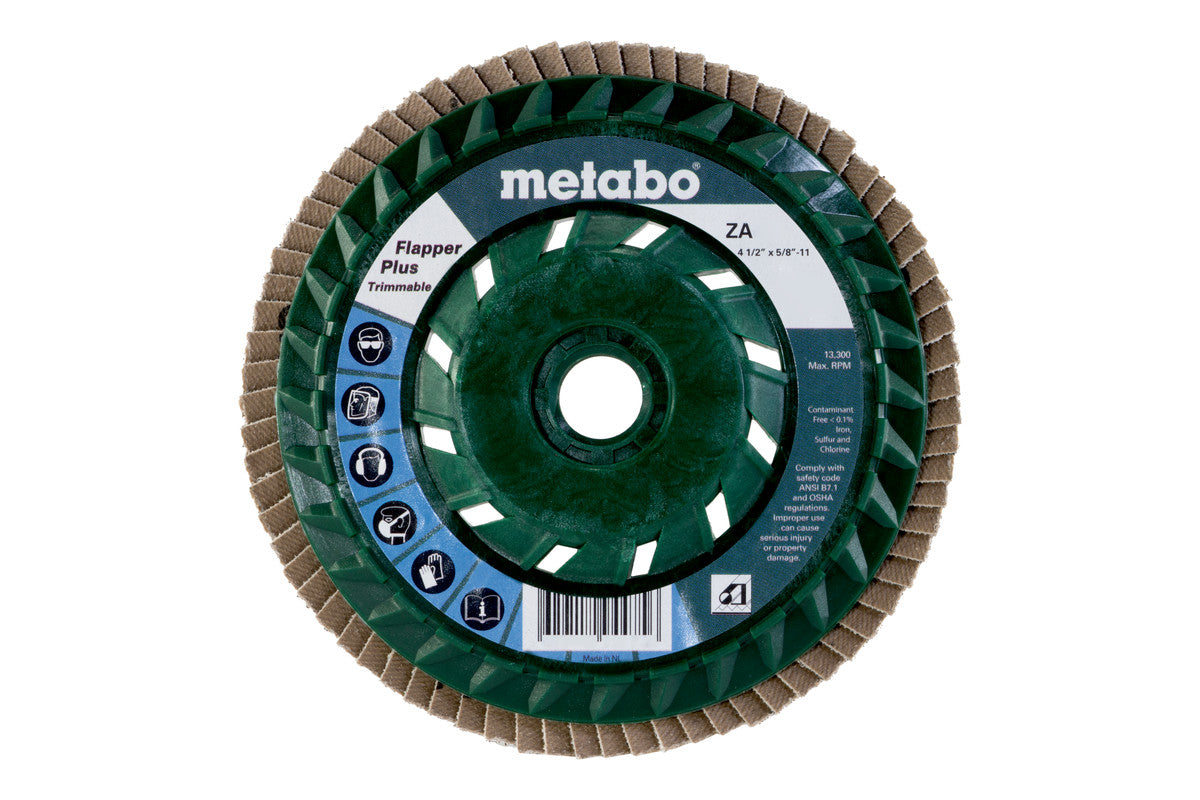Metabo 4-1/2in FLAPPER PLUS 80 5/8-11 T29 PB - 5 Pack 629448000