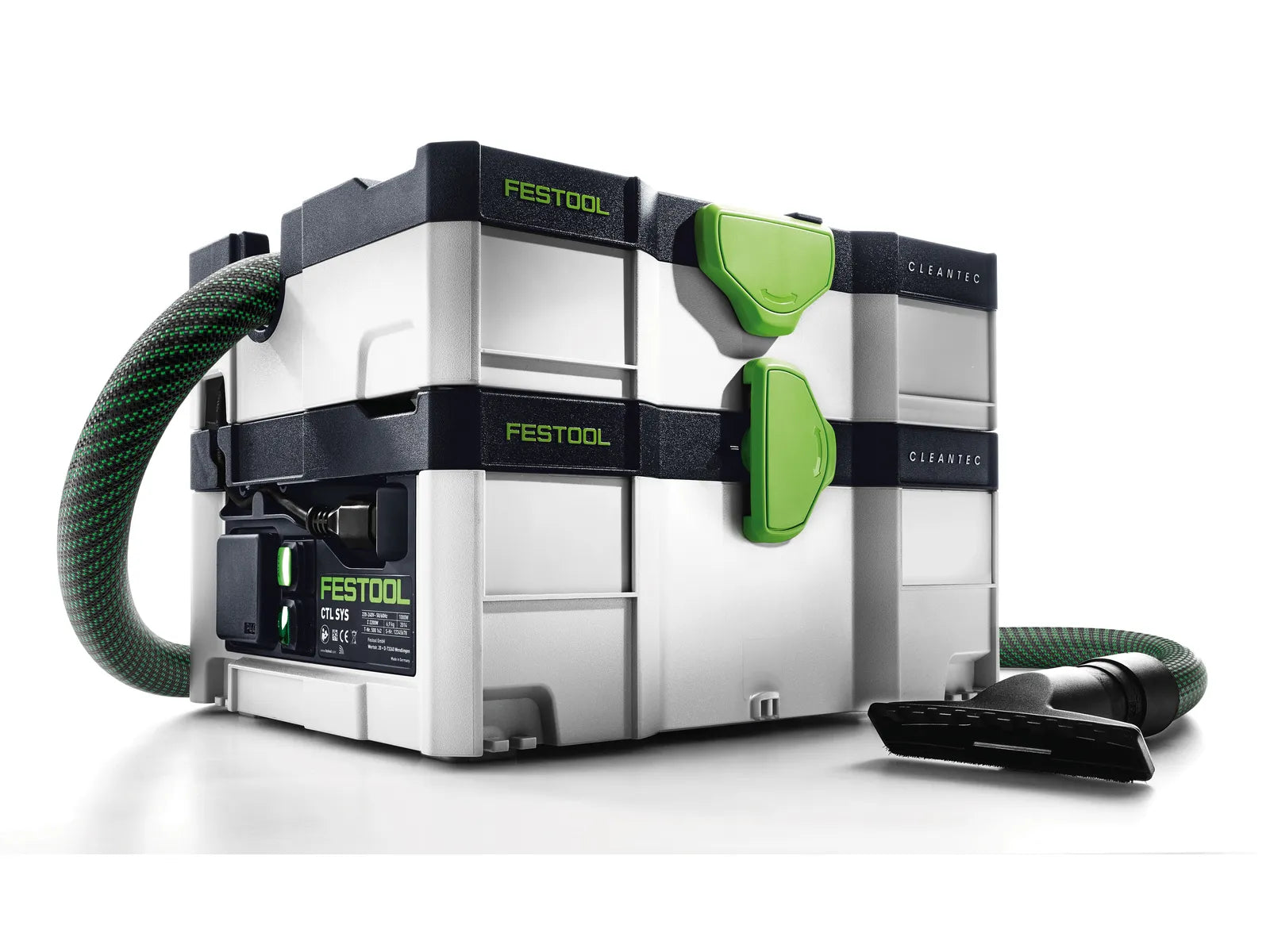 Festool CLEANTEC CT SYS 1.2 Gal. 106 CFM Compact Dust Extractor, 1000W, 120V 575280