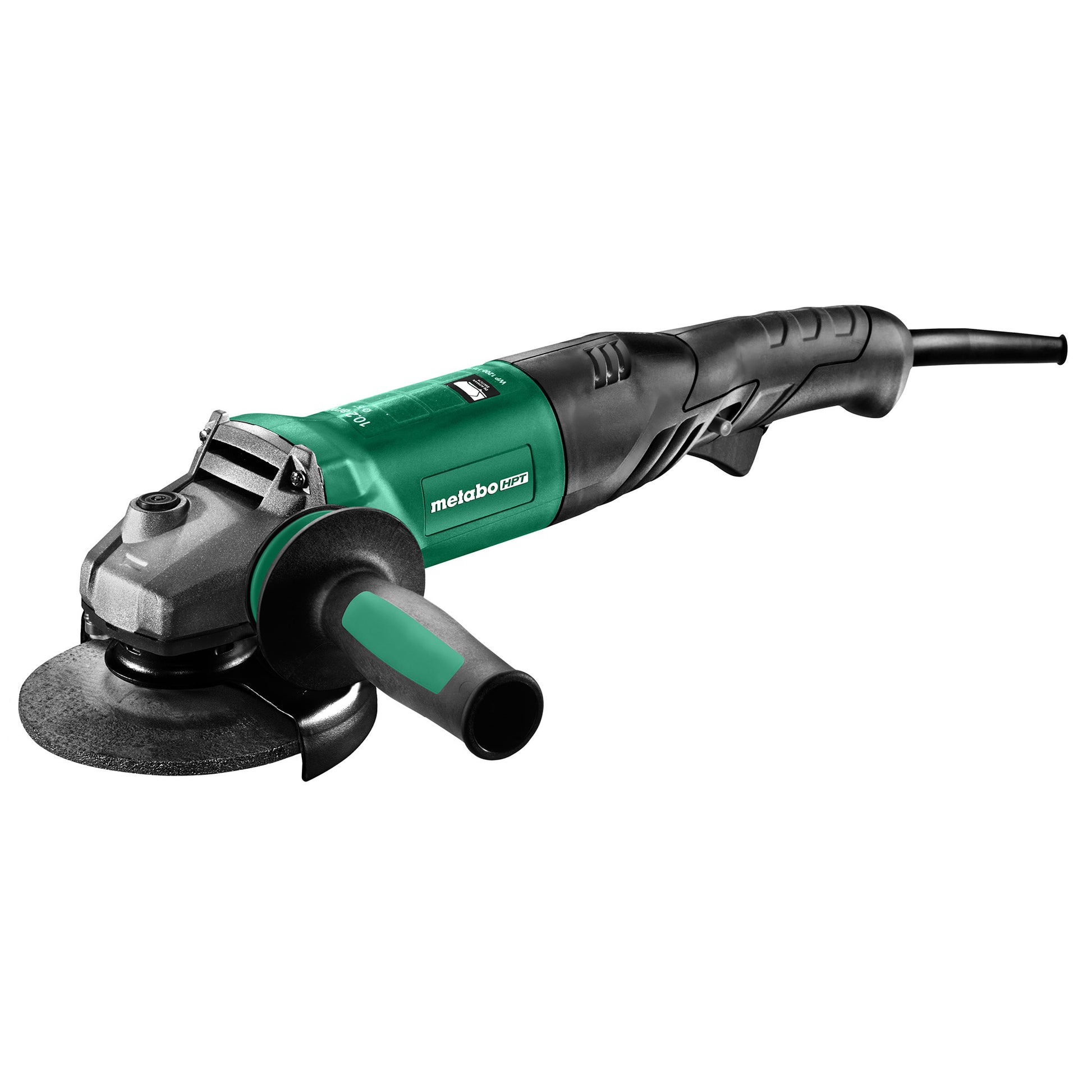 Metabo HPT WP 1200-125 RT 5" Angle Grinder, 10.0 AMP w/Non-Locking Paddle, Rat Tail 646240420
