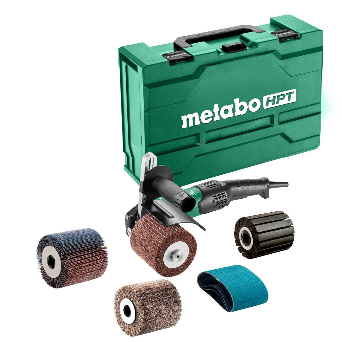 Metabo 4in Variable Speed Burnisher Kit w/Lock-on, Accessory set, SE 17-200 RT 646259620
