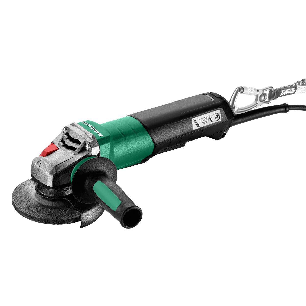Metabo HPT WP 13-150 Quick RT 6 in. Paddle Switch Angle Grinder, 12 Amp, 1300W 646634420