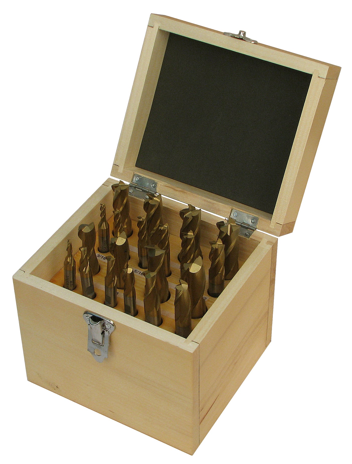 Jet 20 Piece Tin-Coated Double End Mill Set 650210