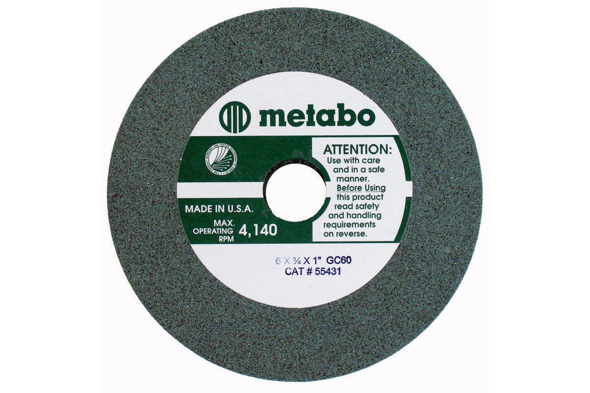 Metabo VITRIFIED WHEEL 6in X 3/4 X 1, TYPE 1, C120 655433000