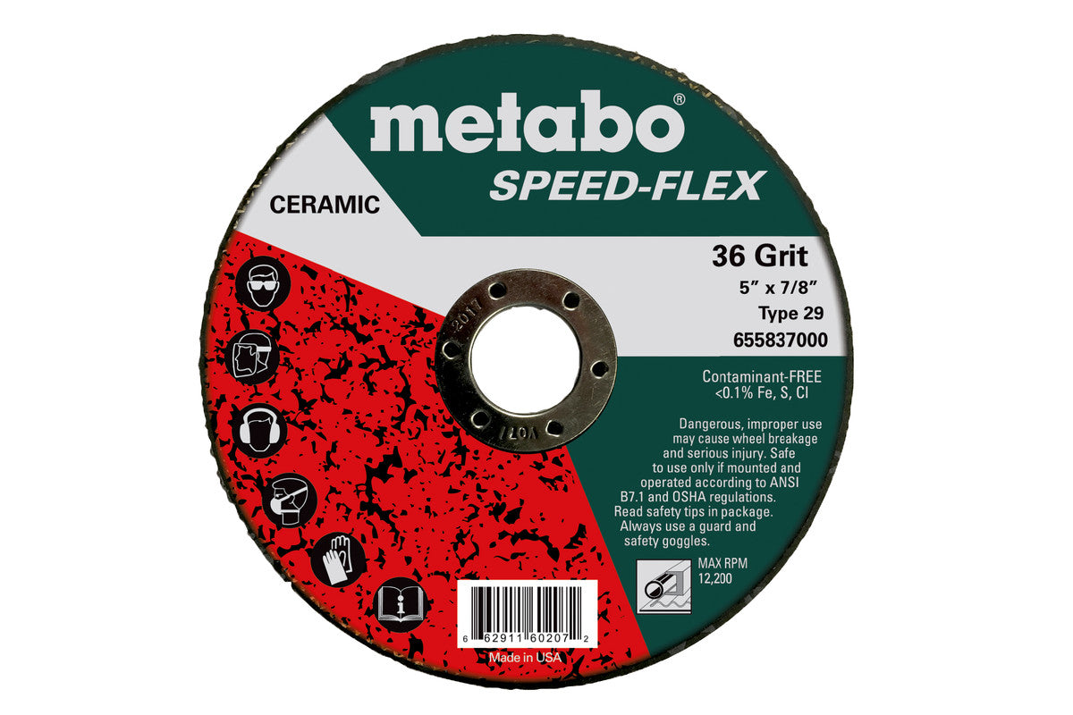 Metabo SPEED-FLEX 36 7/8 T29 FIBERGLASS 5in  - 25 Pack 655837000