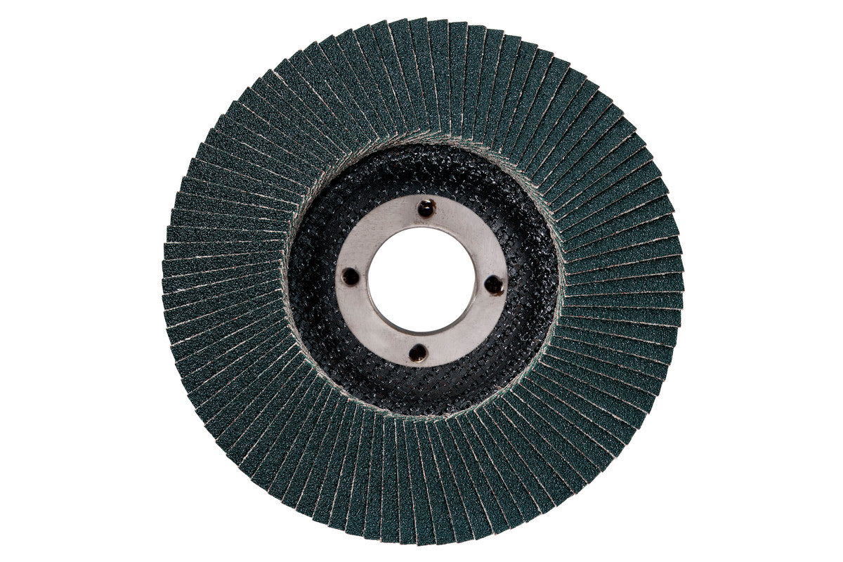 Metabo FLEXIAMANT FLAP DISC 6in X 7/8, TYPE 29, GRIT-120 - 10 Pack 656433000