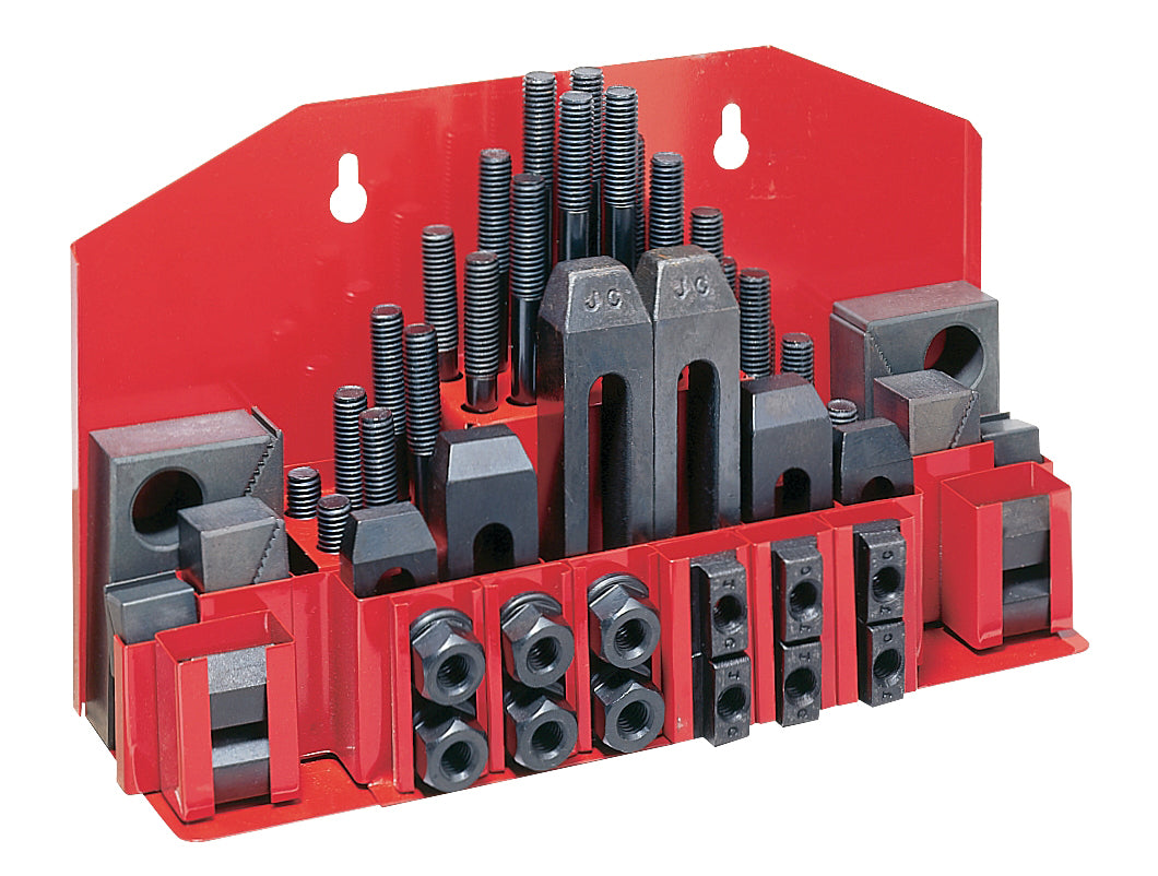 Jet CK-38, 52-Piece Clamping Kit with Tray for 3/8 in. T-Slot 660038