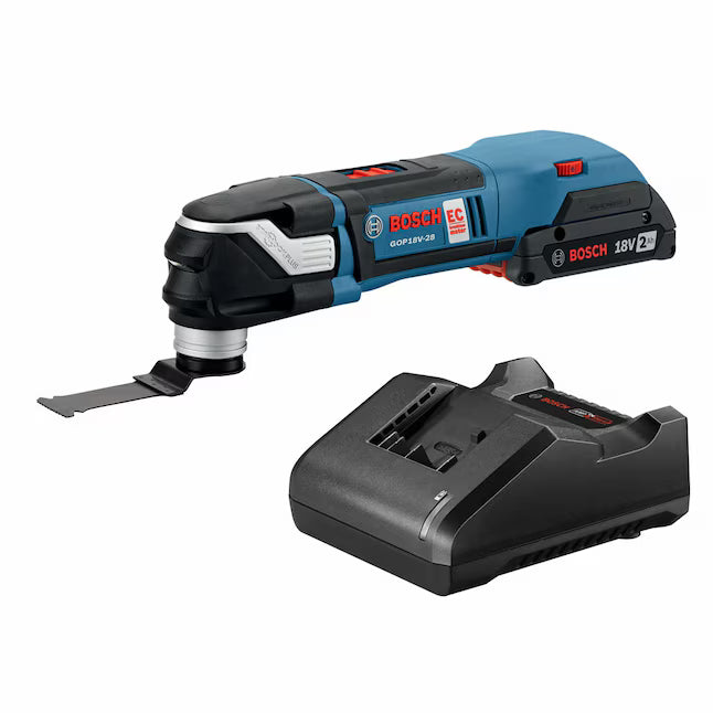 Bosch 18V Plus Oscillating Tool Kit w/ 2ah Battery GOP18V-28N12