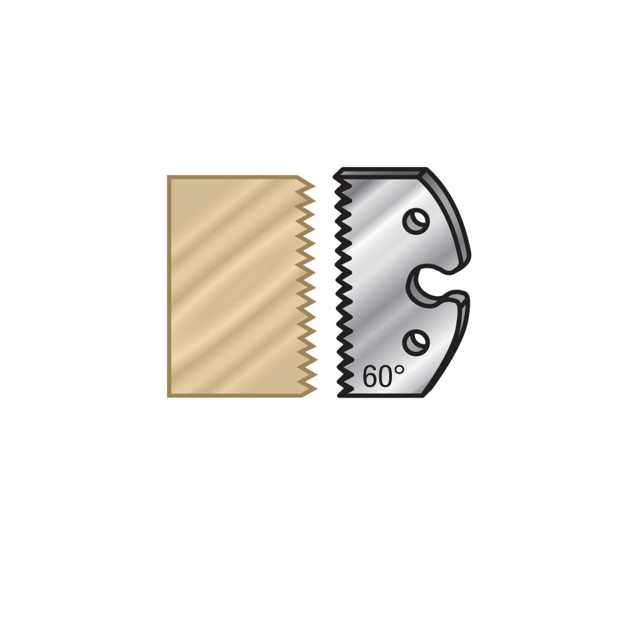 Amana Tool Pair 60mm Shaper Knives #F6003 66F003