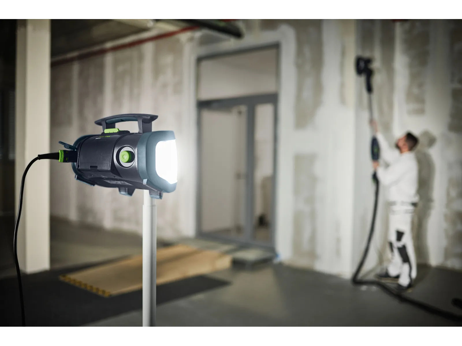 Festool 18V / 120V 10,000 Lumen Hybrid LED Work Light SYSLITE DUO-H I-Basic 578514