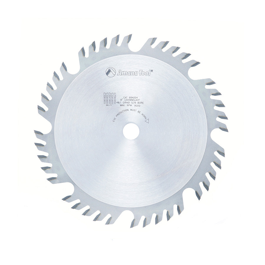 Amana Tool 8 in /40T Combination Grind 684004