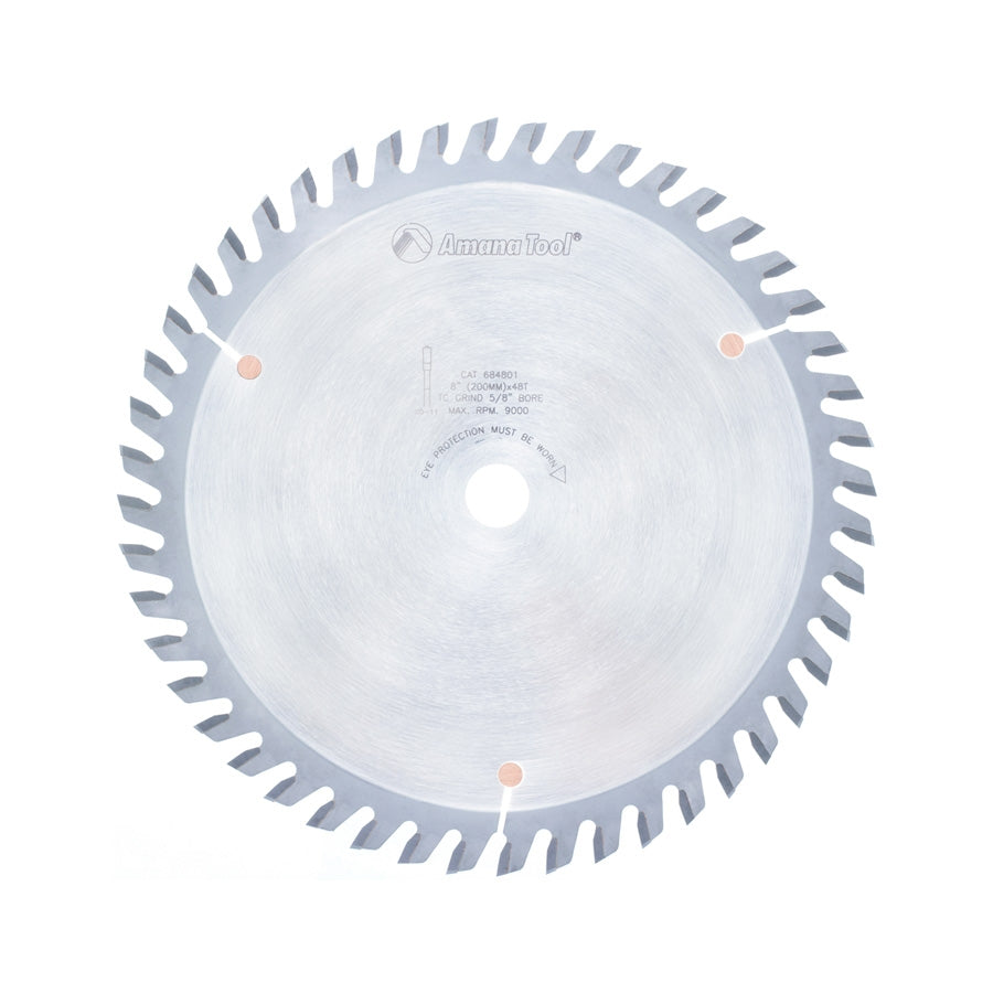 Amana Tool 8 in /48T Cut-Off Saw T.C.G.Grind 684801