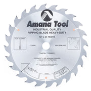 Amana Tool 12 in /24T Ripping Straight Grind 712240
