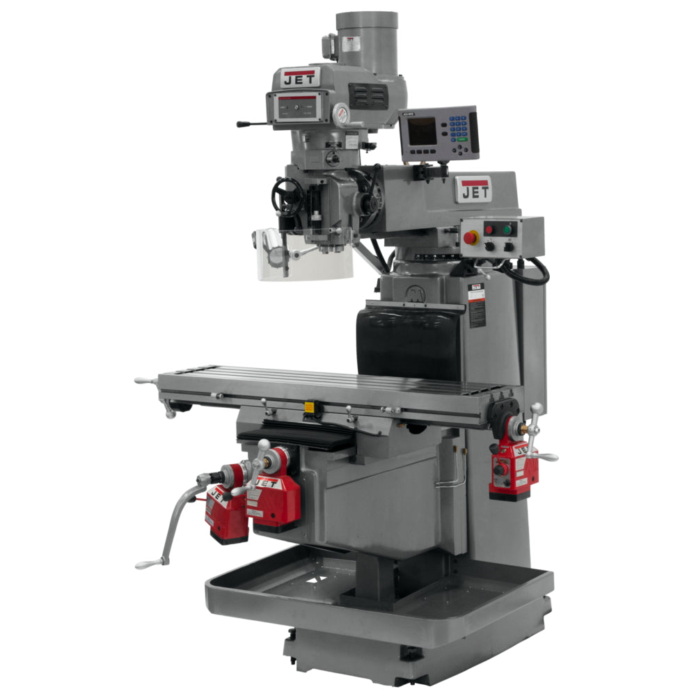 Jet JTM-1254VS With ACU-RITE 203 DRO X,Y&Z Powerfeeds 698053