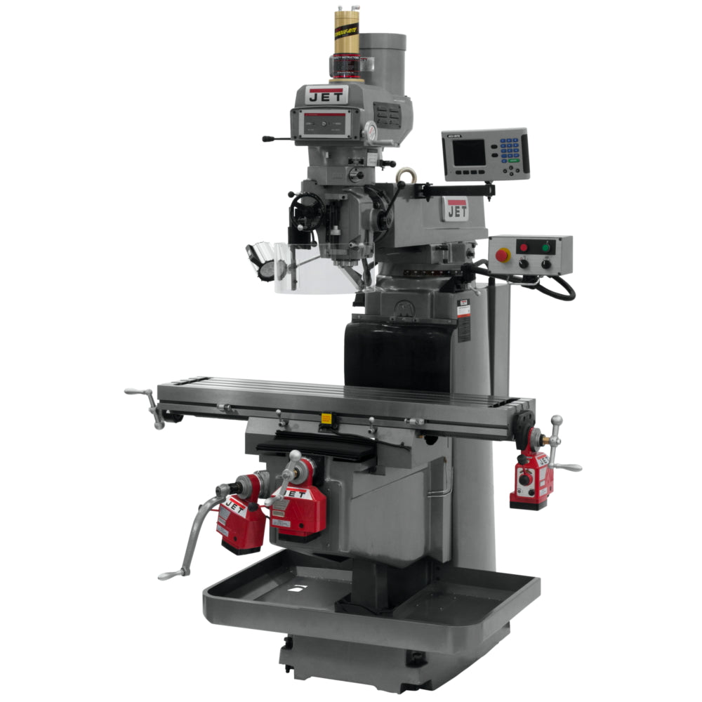 Jet JTM-1254VS With ACU-RITE 203 DRO X,Y&Z Powerfeeds & Air Power Drawbar 698054