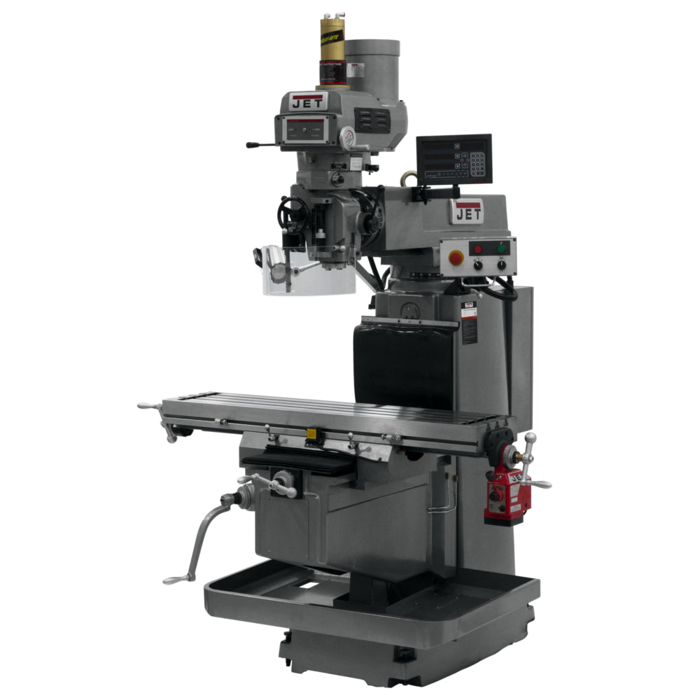 Jet JTM-1254VS With Newall NMS800 DRO X Powerfeed & Air Power Drawbar 698068