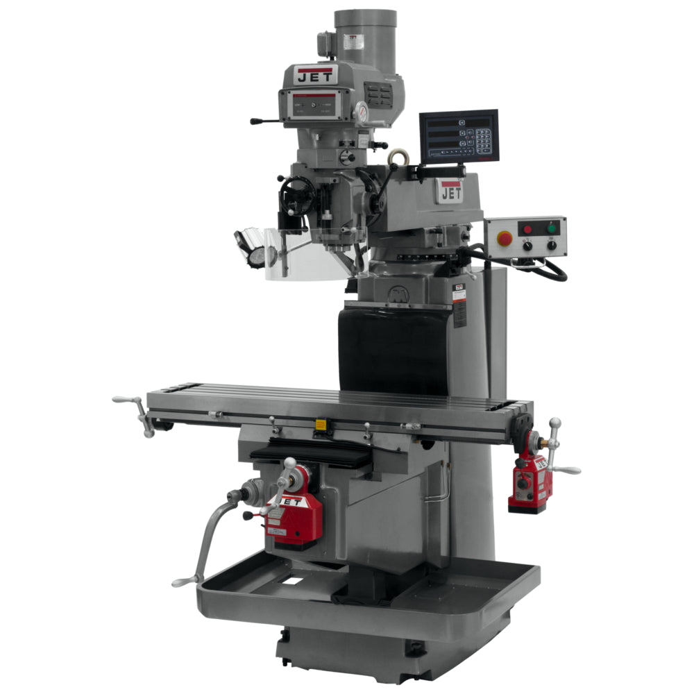 Jet JTM-1254VS With Newall NMS800 DRO X & Y Powerfeeds 698069