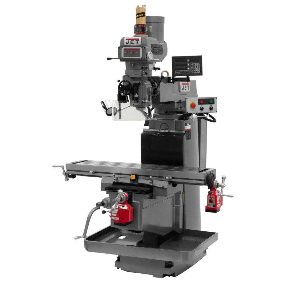 Jet JTM-1254VS With Newall NMS800 3X (K) DRO, X & Y Powerfeeds & Air Power Drawbar 698075