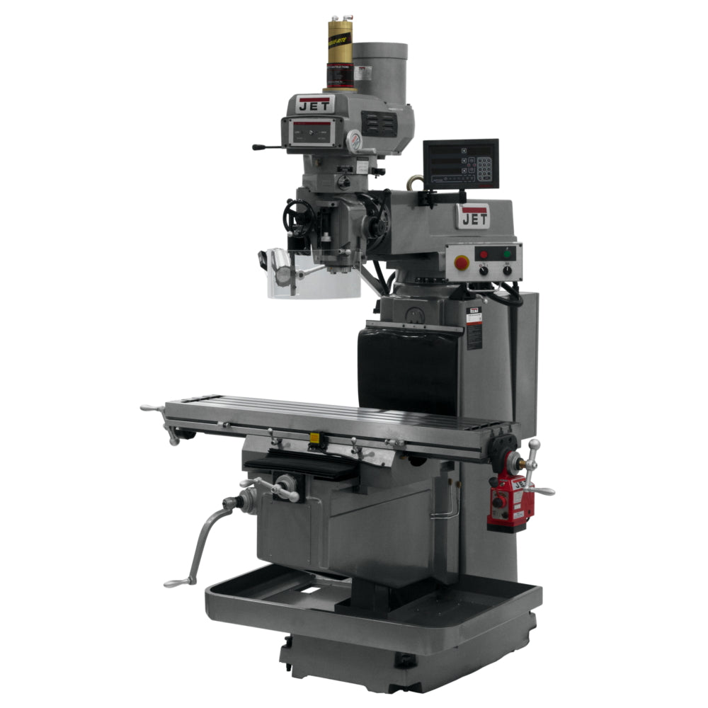 Jet JTM-1254VS With Newall NMS800 3X (Q) DRO, X Powerfeed & Air Power Drawbar 698079