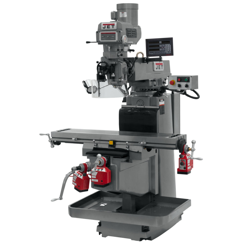 Jet JTM-1254VS With Newall NMS800 3X (Q) DRO, X,Y&Z Powerfeeds 698082