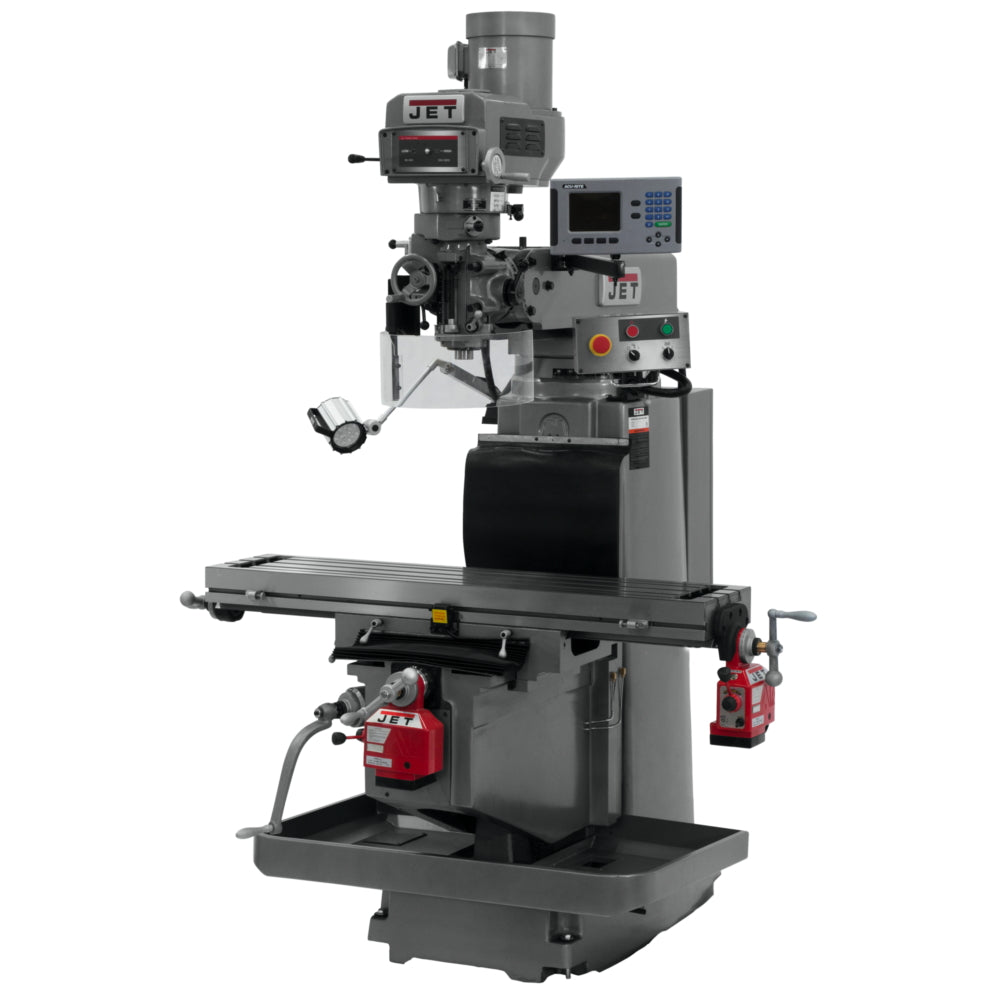 Jet JTM-1254RVS With ACU-RITE 203 DRO X & Y Powerfeeds 698110