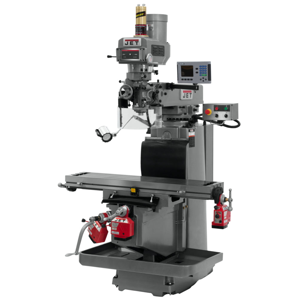 Jet JTM-1254RVS With ACU-RITE 203 DRO X,Y&Z Powerfeeds & Air Power Drawbar 698113