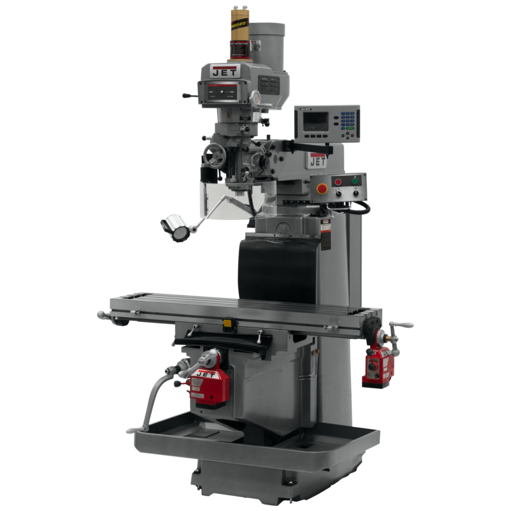 Jet JTM-1254RVS With ACU-RITE 203 3X (K) DRO, X & Y Powerfeeds & Air Power Drawbar 698117