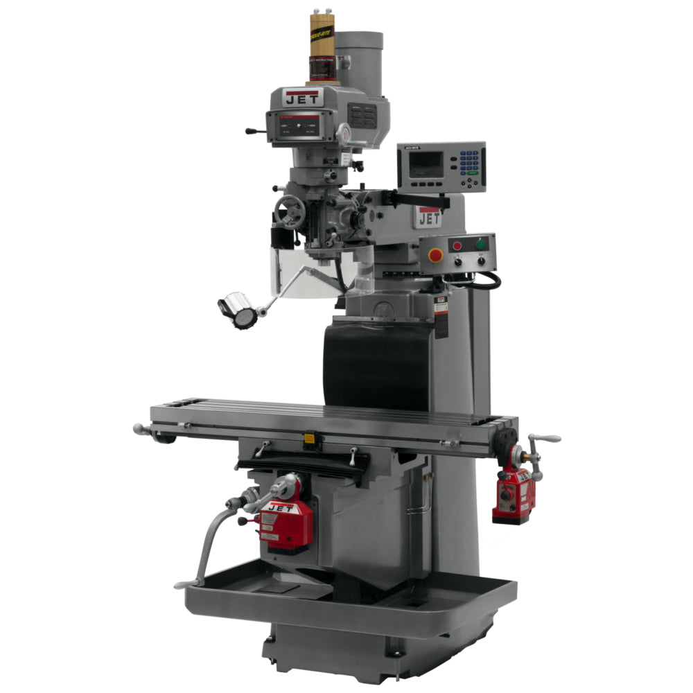 Jet JTM-1254RVS With ACU-RITE 203 3X (Q) DRO, X & Y Powerfeeds & Air Power Drawbar 698123