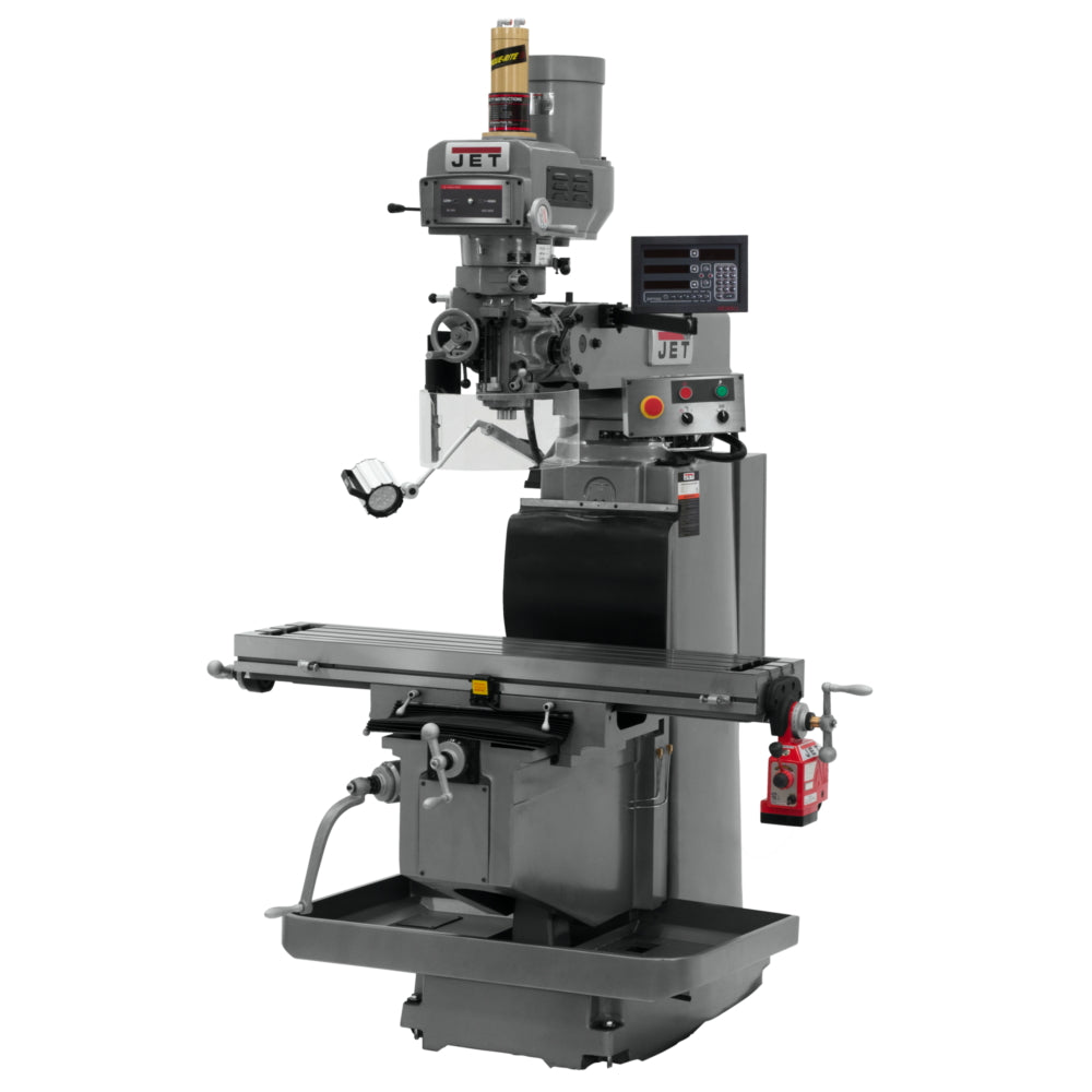 Jet JTM-1254RVS With Newall NMS800 3X (Q) DRO, X Powerfeed & Air Power Drawbar 698139