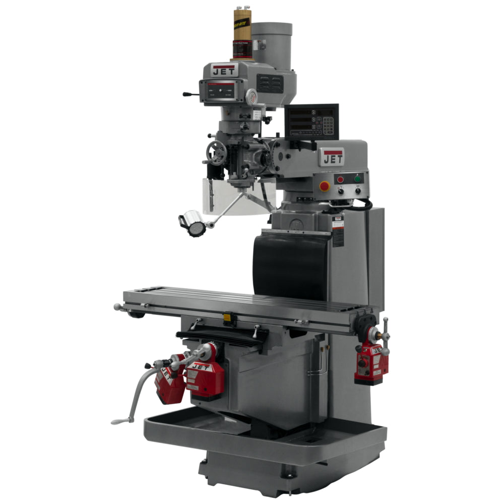 Jet JTM-1254RVS With Newall NMS800 3X (Q) DRO, X,Y&Z Powerfeeds & Air Power Drawbar 698143