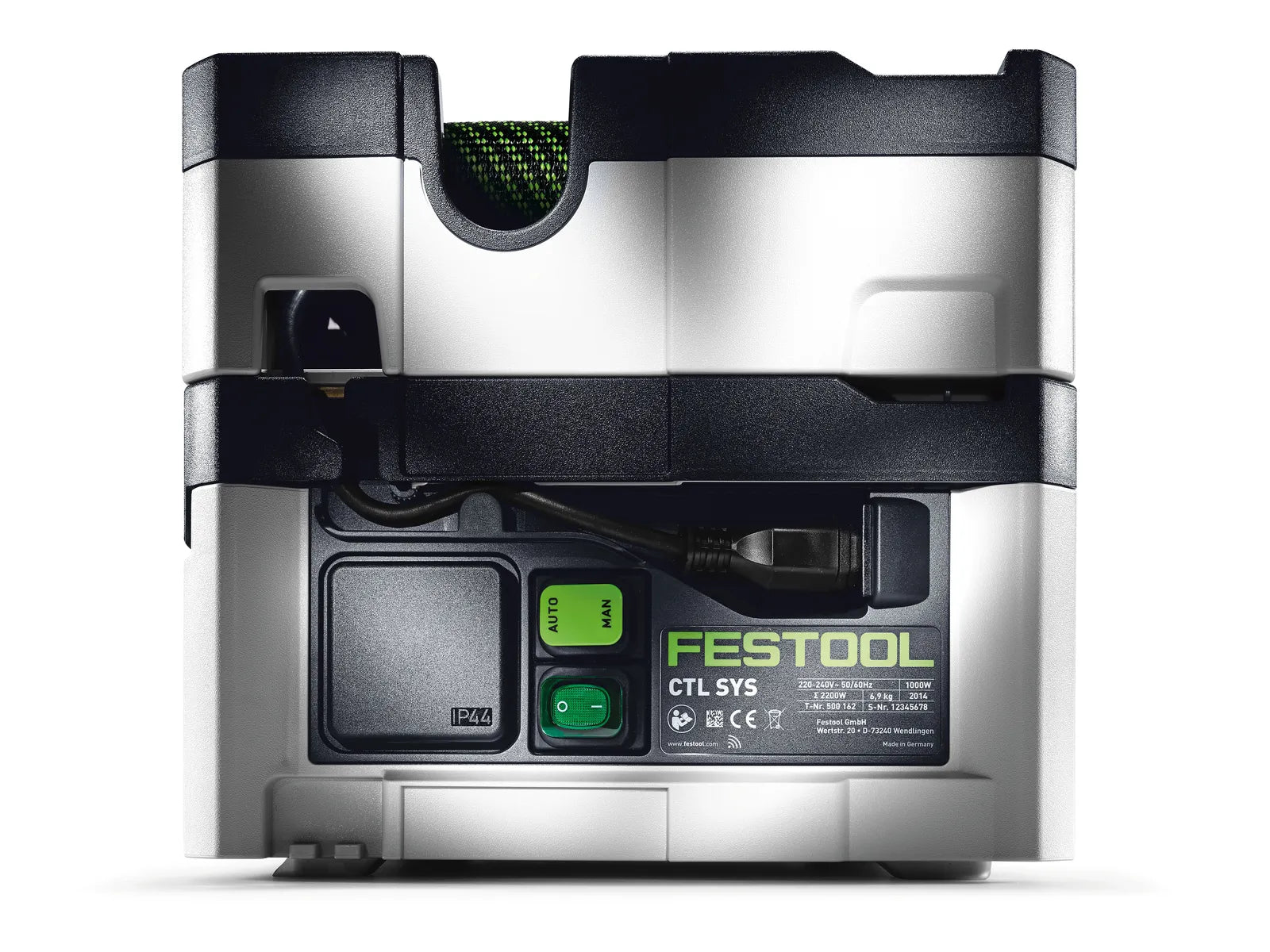 Festool CLEANTEC CT SYS 1.2 Gal. 106 CFM Compact Dust Extractor, 1000W, 120V 575280