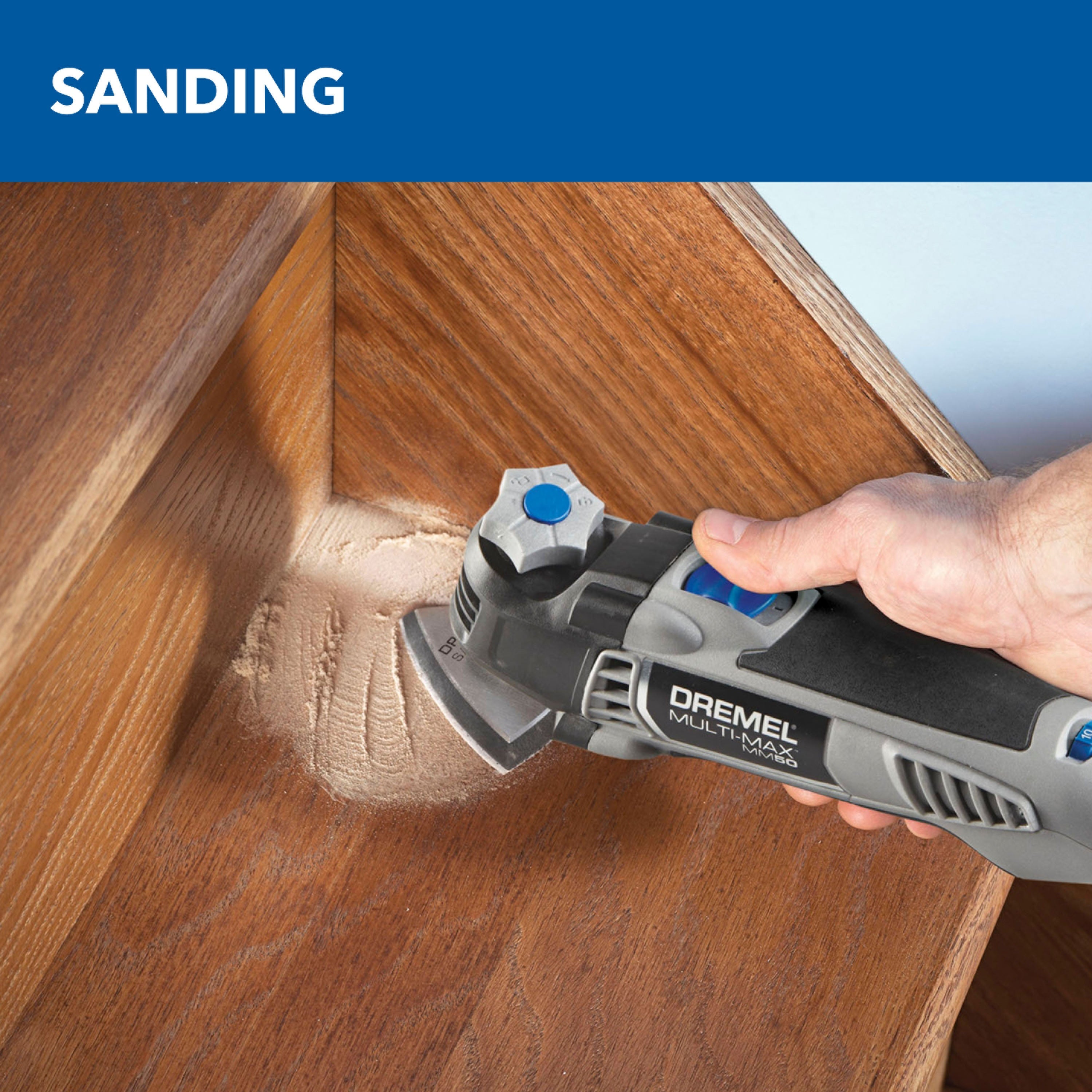 Dremel Multi-Max 5 Amp Variable Speed Corded Oscillating Multi-Tool Kit w/ 16 Accessories and Storage Bag MM50-02