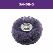15/16 in. EZ Lock Finishing Abrasive Buff 320 Grit, 2-Pack