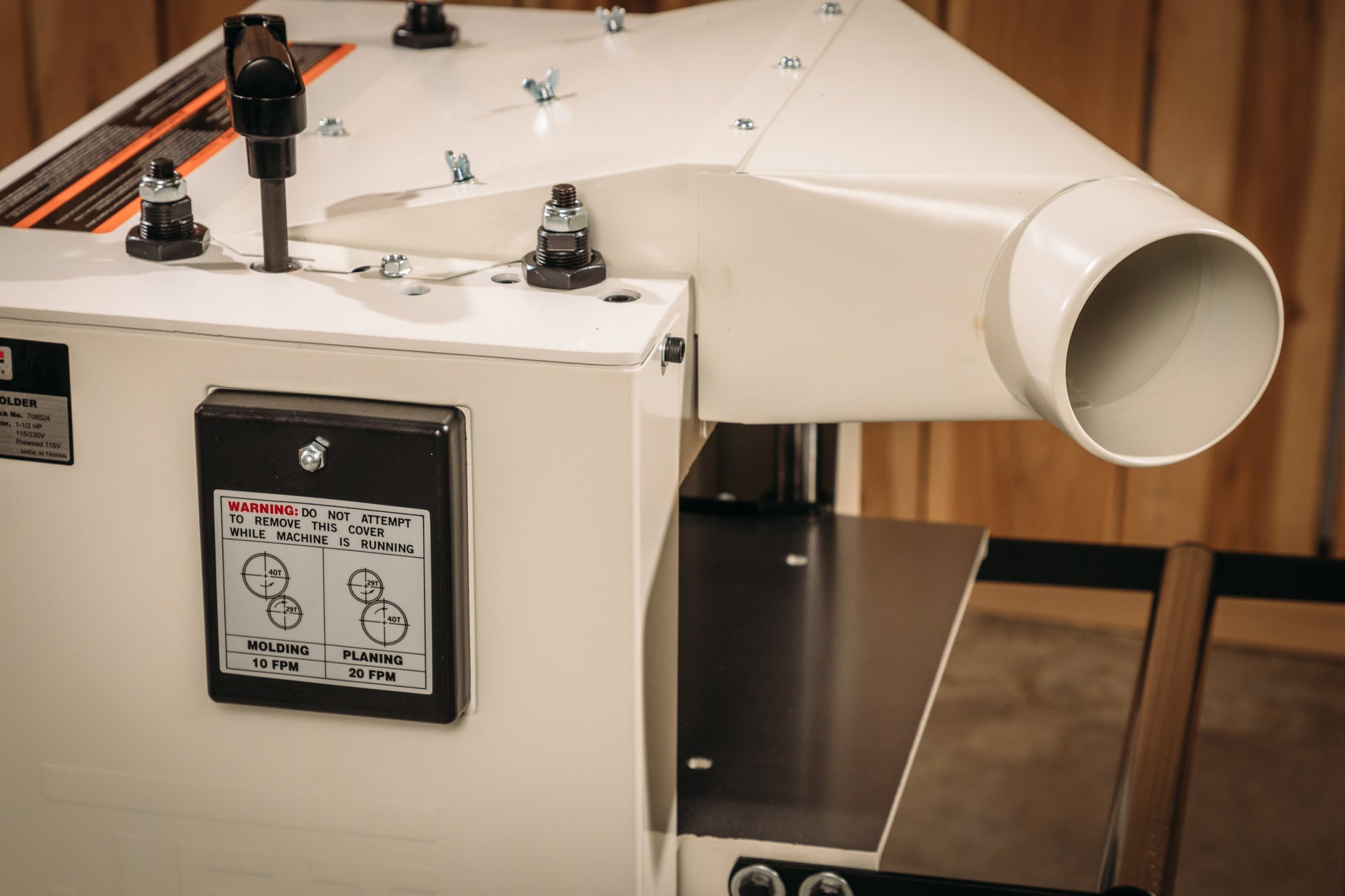 Jet JPM-13CS, 13 in. Closed Stand Planer/Molder, 1-1/2HP, 1Ph, 115/230V 708524