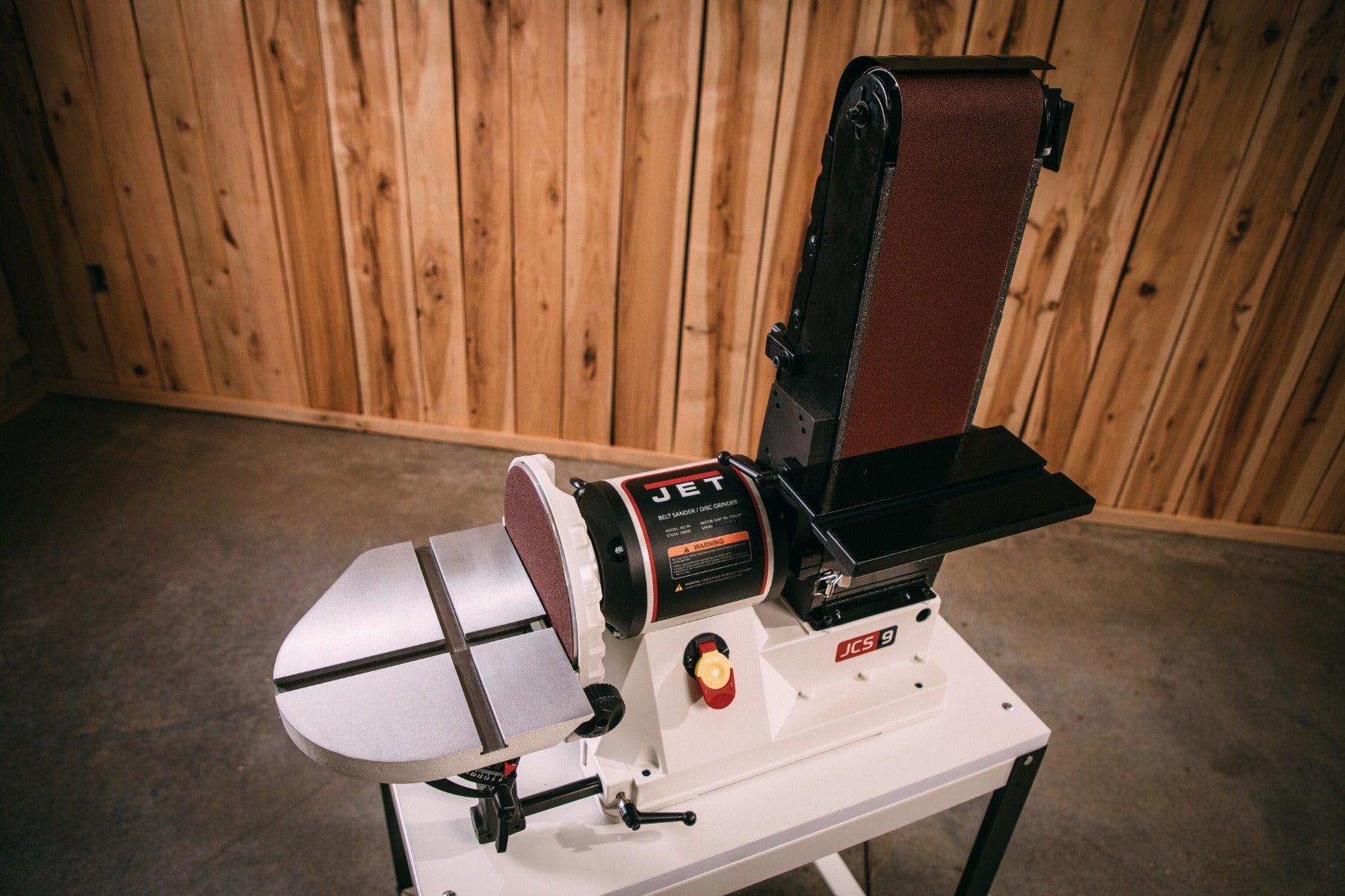 Jet JSG-96, Benchtop 6 in. x 48 in. Belt/9 in. Disc Sander, 3/4HP 1Ph, 115V 708595