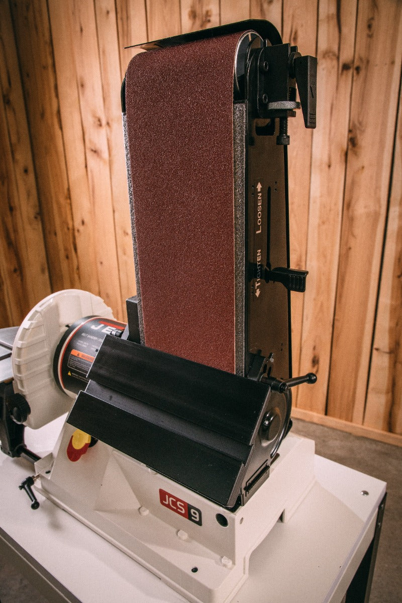 Jet JSG-96, Benchtop 6 in. x 48 in. Belt/9 in. Disc Sander, 3/4HP 1Ph, 115V 708595