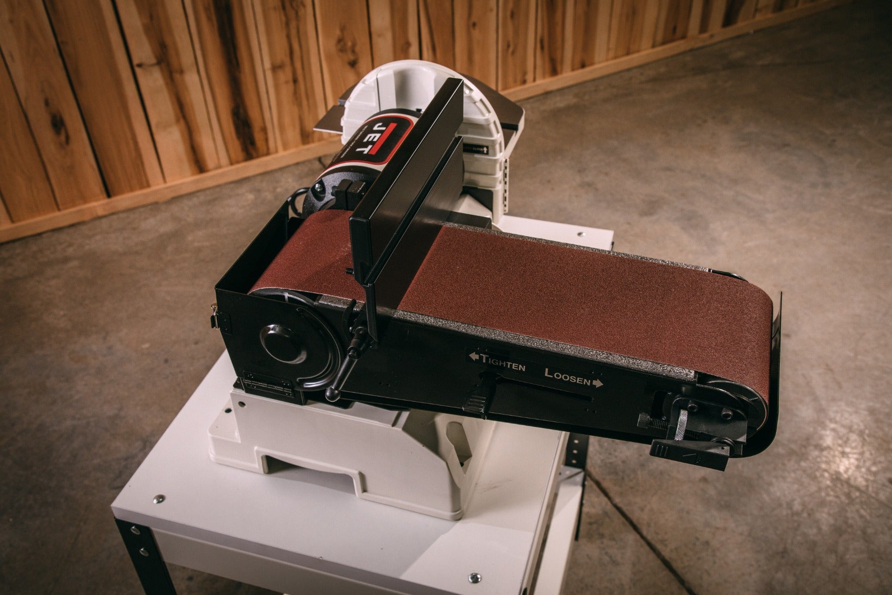 Jet JSG-96, Benchtop 6 in. x 48 in. Belt/9 in. Disc Sander, 3/4HP 1Ph, 115V 708595